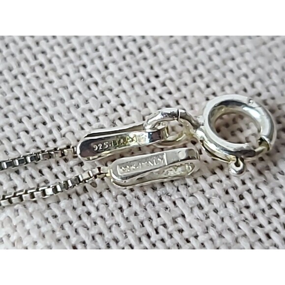 Disney 925 Sterling Silver Tinker Bell Pendant Necklace Vintage Italy JCM - Picture 6 of 10